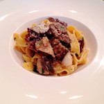 鹿肉とトレビスのラグー