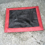 唐船峡 そうめん流し - 口蹄疫対策の消毒マット