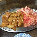 上ロースとミノ