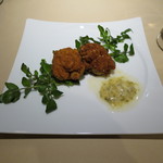 リストリア・ジラソーレ - 北海道産　鱈の白子のパン粉焼き　自家製レモンマヨネーズ