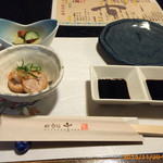 Shikisai Sen - カニ豆腐とあん肝
