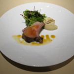 リストリア・ジラソーレ - ニュージーランド産　仔羊のロースト
      　～フォンドヴォーのソースとカリフラワーのピューレを添えて～