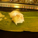 延喜寿し - 上にぎり（イカ）