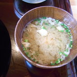 いろり料理 九段 波兎 - 味噌汁