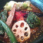 一文字カリー店 - 【2010年07月】スープカリー（チキンベジタブル＠950円）です。