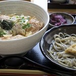 大正庵 - カツ丼と冷たい蕎麦のセット