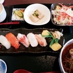 神田寿司そばセット 1,180円