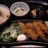 かなわ - 銀座 かなわ ＠銀座 カキフライ膳 1,250円（税込）