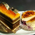 Gokenjou Kasuthira - 左：オレンジショコラ、右：御献上チーズケーキ UP♪