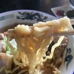 RAMEN KURAICHI - 中太の平打ち麺
