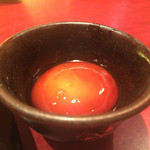 にくの匠 三芳 - 2015/11_卵黄の醤油漬け