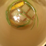 にくの匠 三芳 - 2015/11_しゃぶしゃぶ用のだしで作った突き出しのスープ