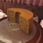 レストラン ペリニィヨン - コーヒーのシフォンケーキ　めちゃめちゃ柔らかい！