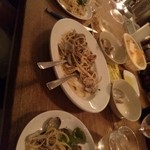 オステリアウララ - アサリのあっさり系パスタ