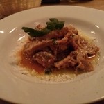 オステリアウララ - トリッパのトマト煮込み
