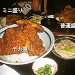 江戸屋 - デカ盛ソースカツ丼（1,360円）