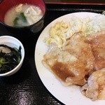 八丁堀食堂 - にんにく焼き定食