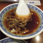 上海餃子 りょう華 - 上海丼のスープ