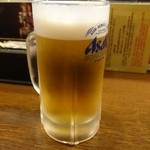 鉄なべ - 2015年10月　生ビール　551円