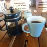 八ヶ岳サイクリング - ドリンク写真:ホットコーヒー