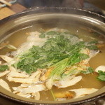 柳家 - 鮎と松茸の雑炊（2015/8）