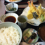 大正館 - 天ぷら定食 ご飯大盛り