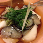 酒菜と炭 てりや - （27.11.21）サービスのナマコ