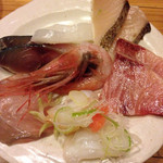 酒菜と炭 てりや - （27.11.21）この日は、ブリ、さわら、シメサバ、アオリイカ、生マダコ、ホッケ、甘エビ