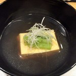 新ばし 星野 - (201５.11) すっぽんのお椀（すっぽん入りの卵豆腐）