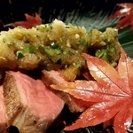 Akaboshi tokumagai - 鴨肉のロースト、おろしポン酢