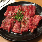 焼肉 ヨコムラ 小松原本店 - 上ロースとハラミ