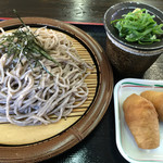 しな川 - ざるそば＝５１０円
      いなり ２ヶ＝１１０円