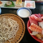 銚子かへいや 海鮮お食事処 - ミニ海鮮丼とお蕎麦のセット