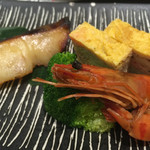 佳肴　あさひ山 - 真魚鰹の越後漬け焼き！