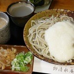 おろしとろろそば