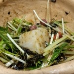 草喰 なかひがし - 海老芋・アカヤマドリ茸のペースト・丹波大納言の小豆・水菜・香茸・金時人参など