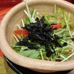 草喰 なかひがし - 海老芋・アカヤマドリ茸のペースト・丹波大納言の小豆・水菜・香茸・金時人参など