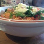 谷川のパスタ エルベ - トマトと大葉のジエノベーゼアップ【料理】 