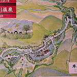 本家伴久 - 館内案内「湯西川温泉街案内図」(2015.Nov)