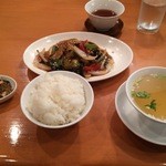 竹爐山房 - 真鱈の葉ニンニク モロミソース仕立て