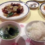 中国料理　三楽 - 酢豚