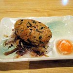 串焼からす - つくね　チョットしたおにぎりくらいの大きさです。