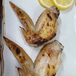 やきとり屯 - 2015.11.13手羽先250円+税