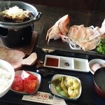 はくちょう亭奈良屋 - めばる膳　1300円