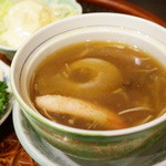 横浜中華街 梅蘭 金閣 - フカヒレスープ