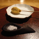 六雁 - 串揚げ　アボカド