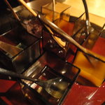 六雁 - シロップ７種　青梅　抹茶　アプリコット　ラズベリー　餡　生姜　マンゴー