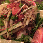 LION CURRY - スパイススモークビーフのマスタードサラダ。前菜に！