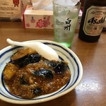 Gohanya Nabechan - 麻婆茄子と白州ハイボールとスーパードライ