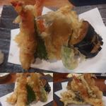 天ぷら盛り合わせ\800